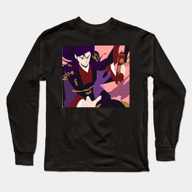 anime demon kingdom Long Sleeve T-Shirt by illustratorh